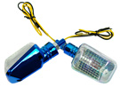 Bild vom Artikel Miniblinker Set SRD-PRO 12 Volt (metallic blau, weiß-verspiegelt)