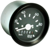 Bild vom Artikel Tachometer pass. f. S50, S51, S70, S53, S83 (D = 60,00 mm, 100 km/h, Ring schwarz) ohne Blinkerkontrolle