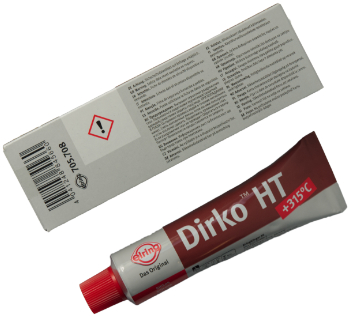 Dichtmasse Curil Dirko HT (70 ml) rot in Fahrzeugpflege > Dichtmittel