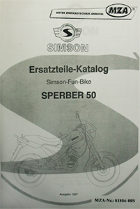 Bild vom Artikel Ersatzteilkatalog Simson Fun-Bike MS 50 (Ausgabe 1997)