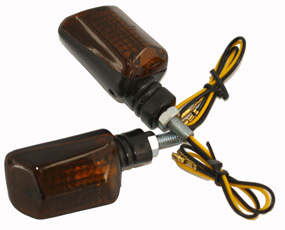 Bild vom Artikel Miniblinker Set SRD-PRO 12 Volt (schwarz, orange-getönt)