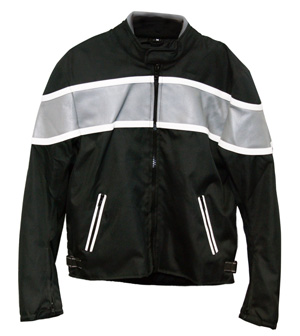 Bild vom Artikel Motorradjacke schwarz/grau/weiß mit Logo Collection 77