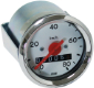 Bild vom Artikel Tachometer pass. f. KR51-1, SR4-1, SR4-2, SR4-3, SR4-4, KR51-2 (D=48,00 mm, 80 km/h, Ring verchromt)