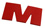 Bild vom Artikel Tankbuchstabe, Zeichen mit Motiv M (rot)