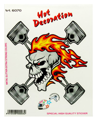 Bild vom Artikel Sticker (10 cm x 12 cm) Motiv -Piston Head 4-