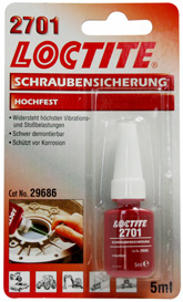 Bild vom Artikel Schraubensicherung Loctite hochfest (Flasche 5 ml)