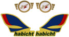 Bild vom Artikel Aufkleber Set mit Logo Simson f. Habicht SR4-4 (4-teilig)