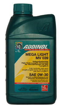 Bild vom Artikel Addinol SAE 0W-30 Mega Light MV 039 (1 Liter)