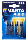 Bild vom Artikel Batterie Varta AAA High Energy 1,5 V (4 Stück)