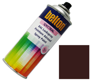 Bild vom Artikel Spraydose Lackspray RAL 3007 Belton Schwarzrot (alternativ zu Farbton Maroon)