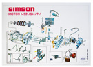 Bild vom Artikel Explosionsdarstellung f. Motor Simson KR51-2, S51, S70, SR50, SR80, S53, S83