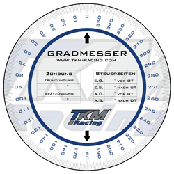 Bild vom Artikel Gradscheibe Zündung (Gradmesser 360 °)