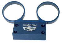Bild vom Artikel Armaturenhalterung f. Drehzahlmesser & Tachometer S50, S51, S70 (m. Simson Logo) blau