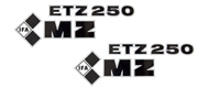 Bild vom Artikel Aufkleber Set pass. f. MZ ETZ 250 (schwarz)