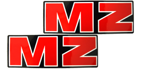 Bild vom Artikel Aufkleber Set m. MZ Logo (205,00 mm x 75,00 mm)