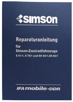 Bild vom Artikel Reparaturanleitung f. Kleinkrafträder S51/1, S70/1 und SR50/1, SR80/1