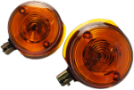 Bild vom Artikel Paar Blinker pass. f. S50, S51, S70, TS, ETZ vorne (Glas orange, MZA) rund kpl.