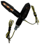 Bild vom Artikel LED Miniblinker SRD-PRO Straight schwarz (Glas orange getönt)